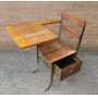 Vintage school desk