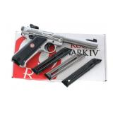 Ruger Mark IV Target .22 LR Semi Auto Pistol