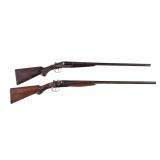 Side by Side Shotguns 12/16 Ga 2 Pcs Lot Shotgun