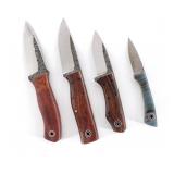 Fiddleback Forge By Andy Roy 4 Pcs Knife