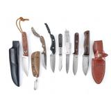 Assorted Knife Lot Fixed/Folding Seven Knives