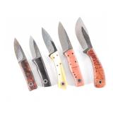 Fiddleback Forge By Andy Roy 5 Pcs Knife