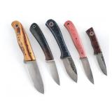 Fiddleback Forge By Andy Roy / JBK 5 Pcs Knife