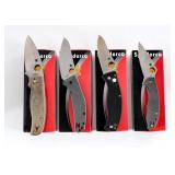 Spyderco Folding Knife Lot Four Knives