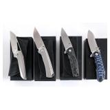 Kizer Folding Blade Lot Four Knives
