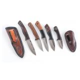 Fiddleback Forge By Andy Roy 5 Pcs Knife