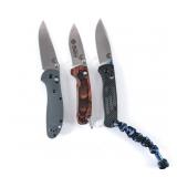 Benchmade Folding Pocket Knives 3 Pcs Knife