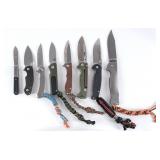 Folding Pocket Knives 8 Pcs Lot Knife