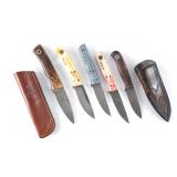 Fiddleback Forge By Andy Roy 5 Pcs Knife