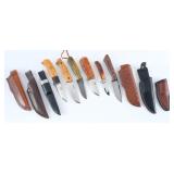 Fixed Blade Knife 6 Pcs Lot Blades