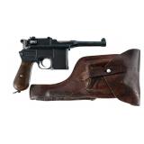 Mauser C96 7.63x25mm Semi Auto Pistol