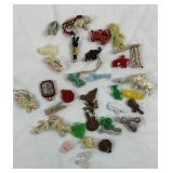 Lot of Vintage Plastic Charms