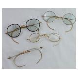 14kt Gold Frame Antique Glasses