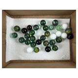 Lot of Various Vintage Shooter Marbles