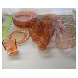 (20) Asstd Depression Glass Tiara Indiana & More