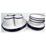 Rio Century Stoneware Dinner Set (4) Japan