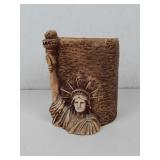 RARE Vtg Statue of Liberty Ornawood Planter