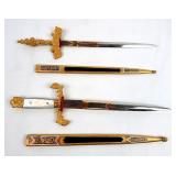 Vintage Toledo Spain Dagger Letter Openers (2)