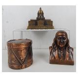 Vtg Banthrico Ben Franklin & More Patriotic Banks