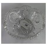 Beautiful American Brilliant Period Cut Glass Bowl