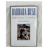 Signed Book Barbara Bush 'Reflections'