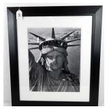 Vintage Time Life Statue of Liberty Photo Framed