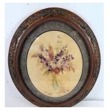 Vintage Decorative Frame Floral Art Print
