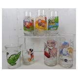 Lot Vtg Glasses McDonalds Peanuts, E.T etc