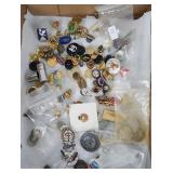 Lot Hodgepodge Decorative Pins & More