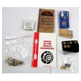 Vtg Scout Books, Pins, Military Pins, Cipher Disc