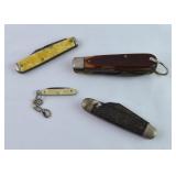 (4) Vintage Pocket Knives Imperial Premier +
