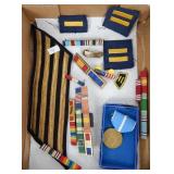 Lot Vtg Military UN Service Medal Korea & More