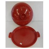 Emile Henry Burgundy Red Ceramic Bread Cloche
