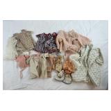 Lot of Vintage Doll Clothes