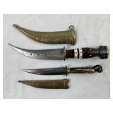 Vgt Syrian and Lebanese Daggers with Sheaths
