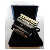 vtg Petosa Baby Grand Accordion & Case
