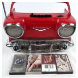 Vtg Randix 57 Chevy AM/FM Radio Cassette Player