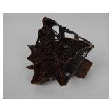 Unique Indonesian Copper Batik Butterfly Stamp