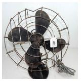 Vtg Hunter Century Oscillating Fan Art Deco