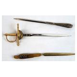Vintage Toledo-Jezzine Letter Openers (3)