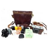 Vtg Kodak Retina IIA 35mm Camera, accessories