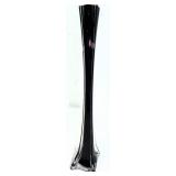 Vintage Black Eiffel Tower Glass Bud Vase
