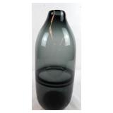 Casamotion Dark Grey Hand Blown Glass Art Vase