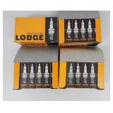 (4) NIB Lodge HBLN .75 Reach 14mm Spark Plugs