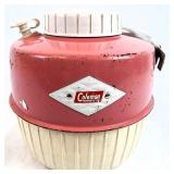 Vtg 1960s Coleman Salmon Pink 1 Gallon Cooler Jug