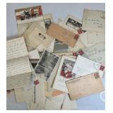 Lot of Vintage Letters, Christmas Cards and More