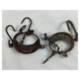 Antique Steel & Brass Buffalo Hide Scales #2