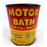 Vintage Motor Bath Degreaser 1 Quart Can