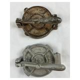 (2 )Vgt Cast Iron Pagoel Mini Tortilla Presses