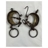 Antique Steel & Brass Buffalo Hide Scales #1